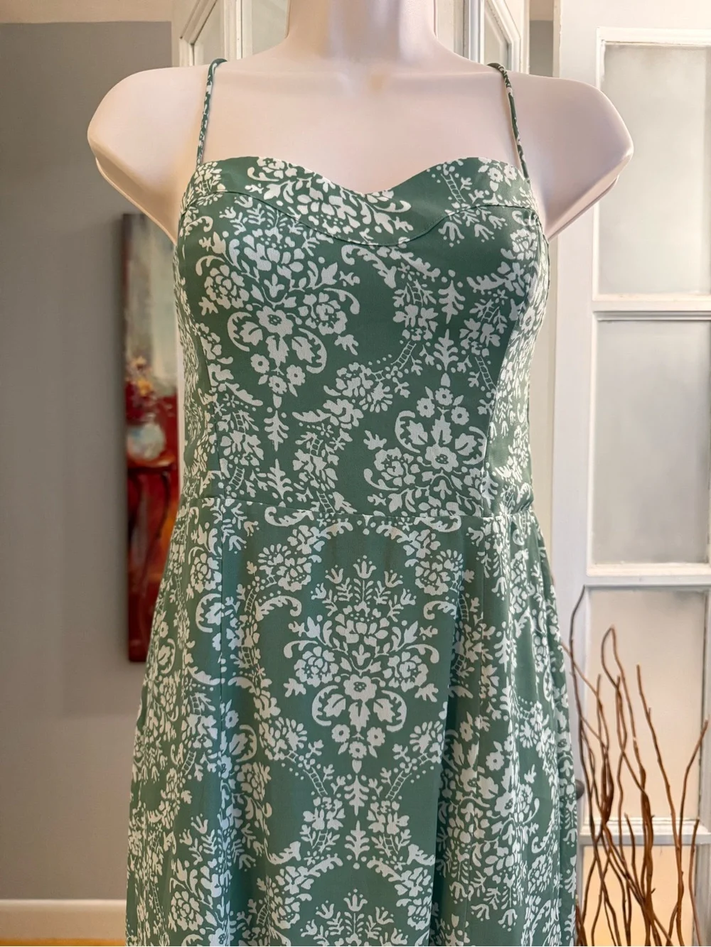 ✨Abercrombie & Fitch Green Maxi Dress XS✨